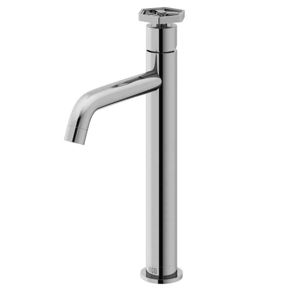 VIGO Ruxton Single Handle Single-Hole Bathroom Vessel Faucet in Chrome