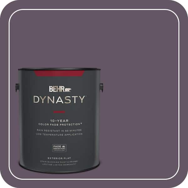BEHR DYNASTY 1 gal. Home Decorators Collection #HDC-CL-03 Grand Grape Flat Exterior Stain-Blocking Paint & Primer