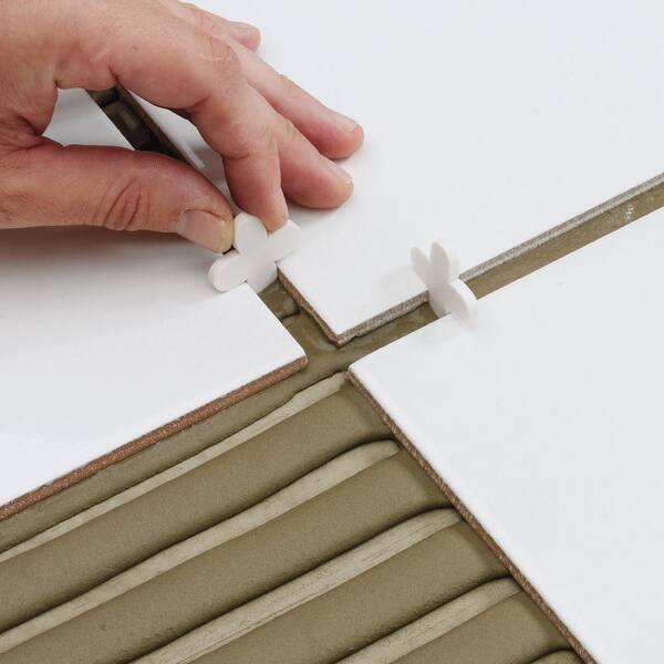 QEP 3 8 in. Traditional Flexible Spacers for Floor and Wall Tile Installation 100 Pack 10027 The Home Depot