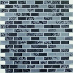 10.5 in x 10.5 in Traditional Marble Tile Peel and Stick Backsplash