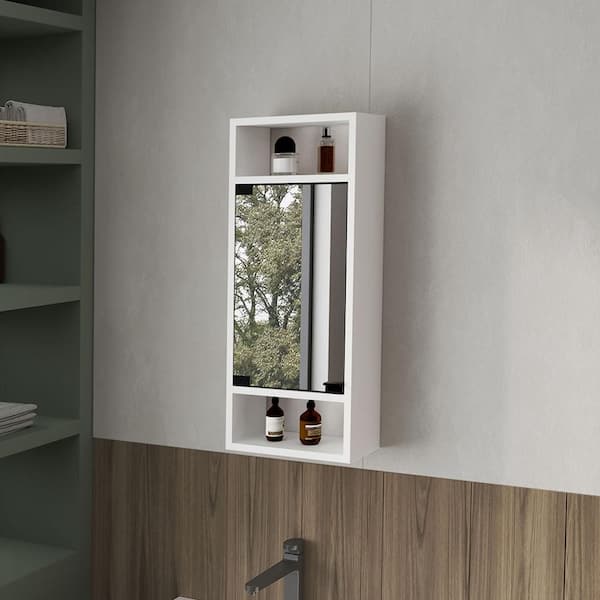 11.8 in. W x 28.3 in. H Rectangle Framless Mirror Wall Mirror Vanity Mirror