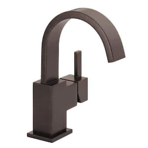 Vero Single Hole Single-Handle Bathroom Faucet with Metal Drain Assembly in Venetian Bronze