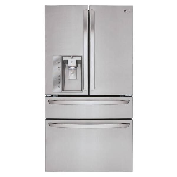 LG 29.9 cu. ft. French Door Refrigerator in Stainless Steel with CustomChill Drawer and Kimchi Bins