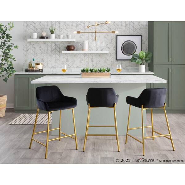 Gold counter height store bar stools