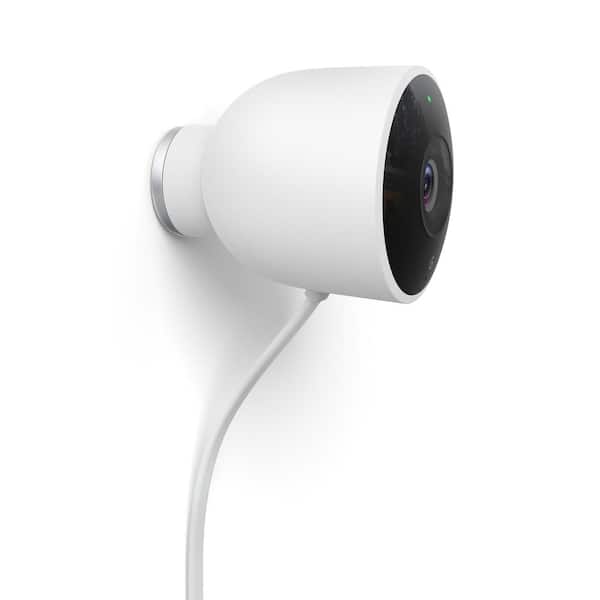  Nest Cam Outdoor Security Camera w/ Accessories - White  (Renewed) : Electronics
