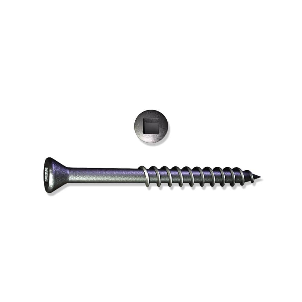#7 X 1-1/2 Flat Black Round Head Phillips Drive Screws | Pack of 25 | Self  Tapping Screws for Wood Antique or Modern Furniture | SCR7112PPHBLK