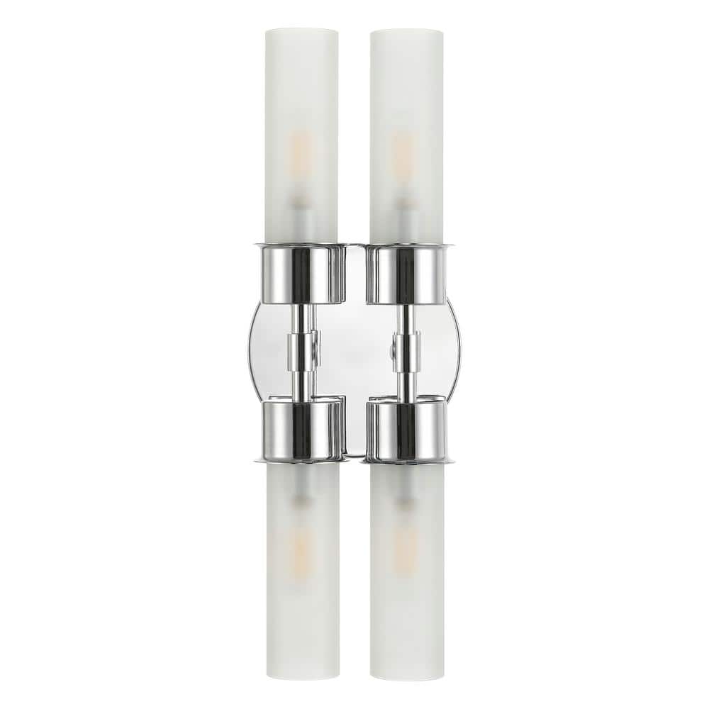 Joli 17 in. 4 Light Chrome Wall Sconce price history on PriceWatchPro