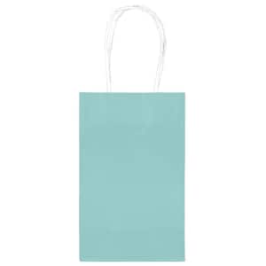8.25 in.x 5.25 in. Robin's Egg Blue Paper Cub Bags Value Pack (10-Count, 4-Pack)