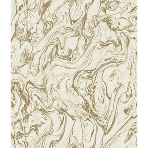 Gold Marble Peel and Stick Wallpaper (Covers 28.18 sq. ft.)
