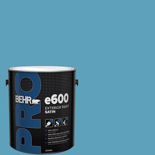 1 gal. #540D-5 Tropical Splash Satin Exterior Paint