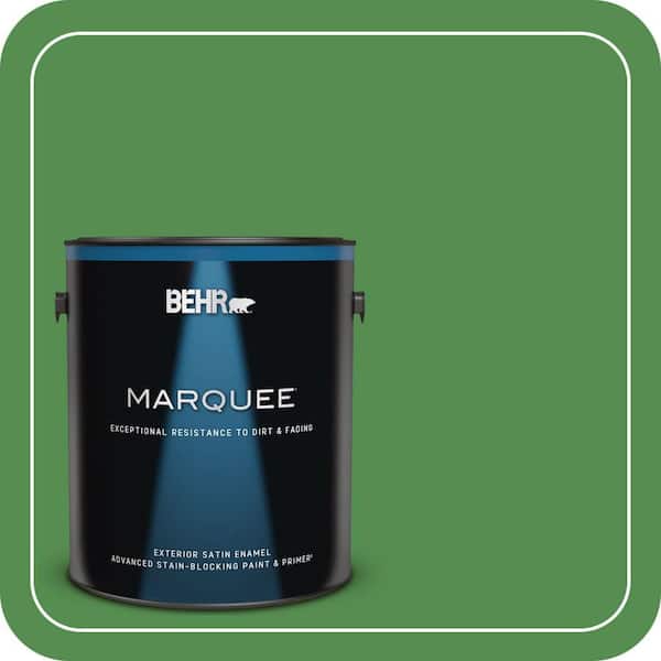 BEHR MARQUEE 1 gal. #M390-6 Belfast Satin Enamel Exterior Paint & Primer