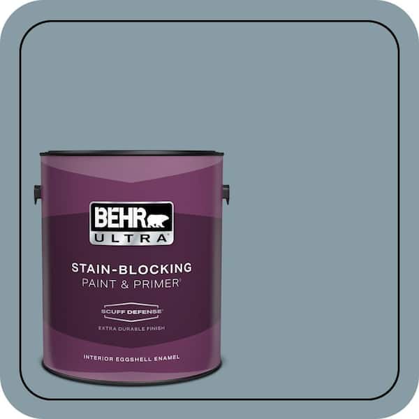 BEHR ULTRA 1 gal. #MQ5-27 Rainy Season Extra Durable Eggshell Enamel Interior Paint & Primer