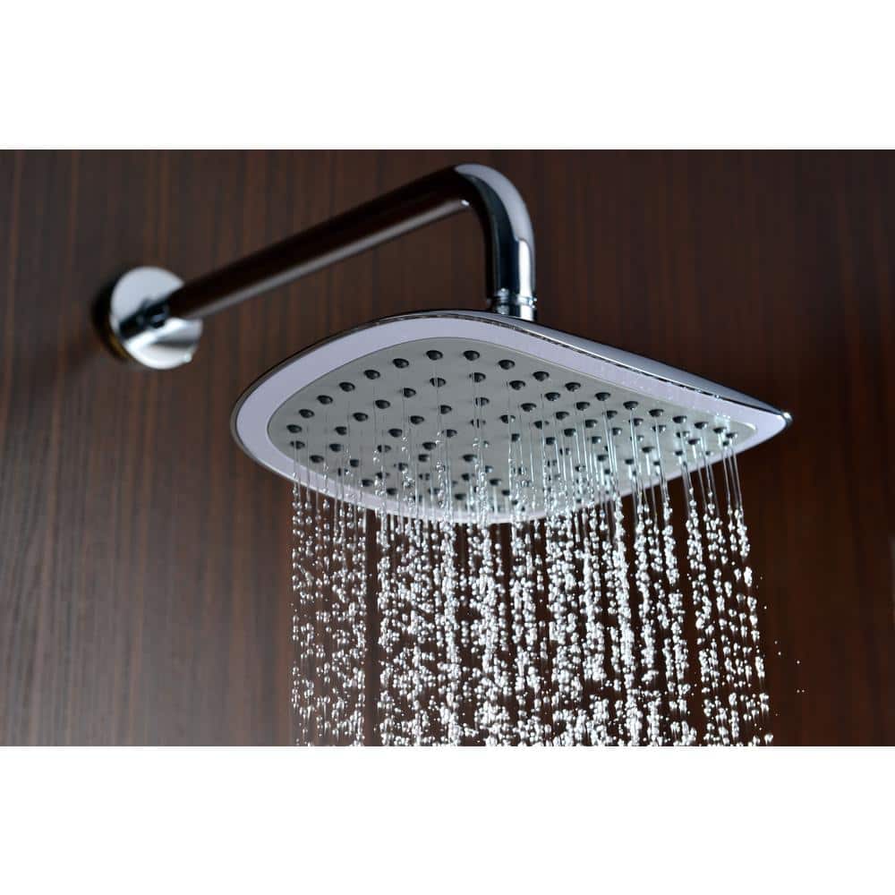 18.7" Chrome Wall Mounted Rain Shower Head Set