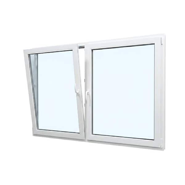 Avora Doors and Windows 48 in. x 36 in. Elite Euro White Exterior