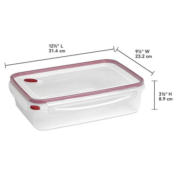 Dart Hinged Lid Cake Slice Containers, Clear Plastic, 5.4 x 5.3 x 2.6