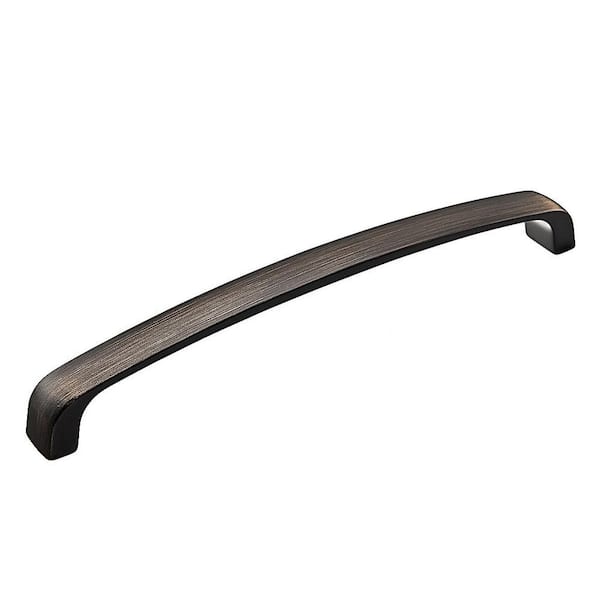 Richelieu Hardware Woburn Collection 6-5/16 in. (160 mm) Modern Brushed Oil-Rubbed Bronze Curved Cabinet Bar Pull