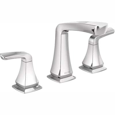 Delta Vesna 8 in. Widespread 2-Handle Bathroom Faucet in Chrome