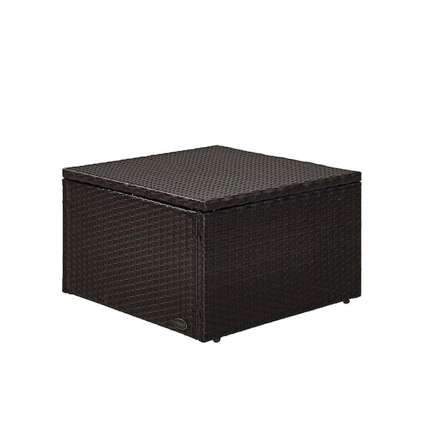 Crosley palm harbor outdoor wicker ottoman ko70091br discount