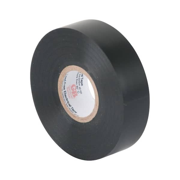 Vinyl Electrical Tape UL listed Black General purpose Tape 3/4 in x 30 ft 