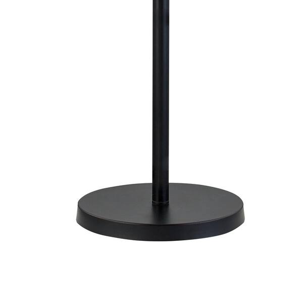 Maxax New York 65 in. H Black Farmhouse Tree Floor Lamp with 3