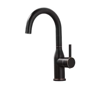 Single Handle Bar Sink  Faucet Deckplate Not Included in Oiled-Rubbed Bronze