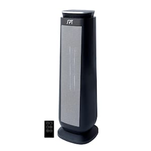 1500-Watt 23 in. Electric Forced Air Ceramic Space Heater with Timer and Remote