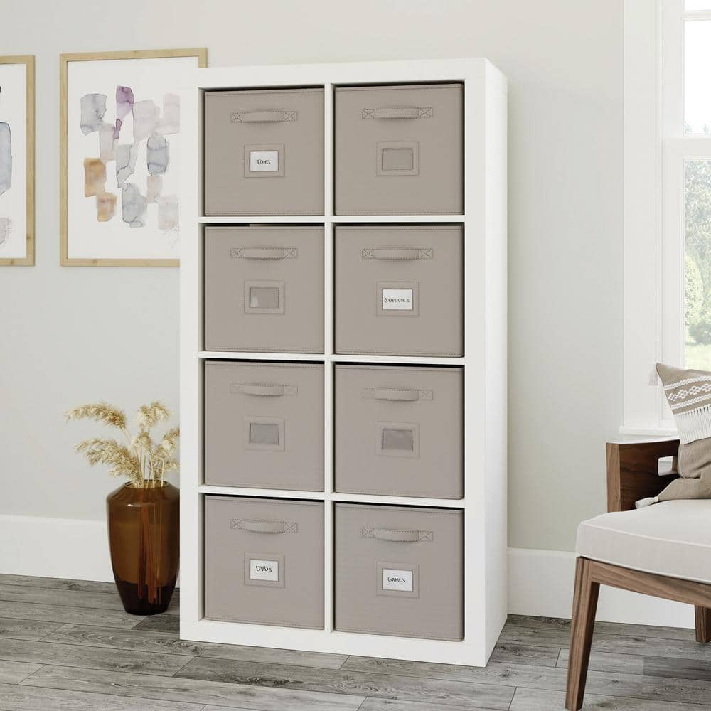 8 cubic storage box, white texture, popular storage and storage