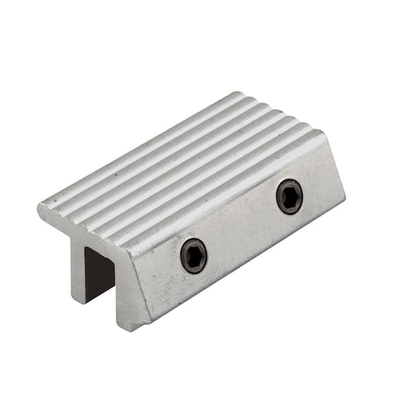 Prime-Line Tamper-Resistant Patio Door Lock in Extruded Aluminum with Hex Screw (2-pack)