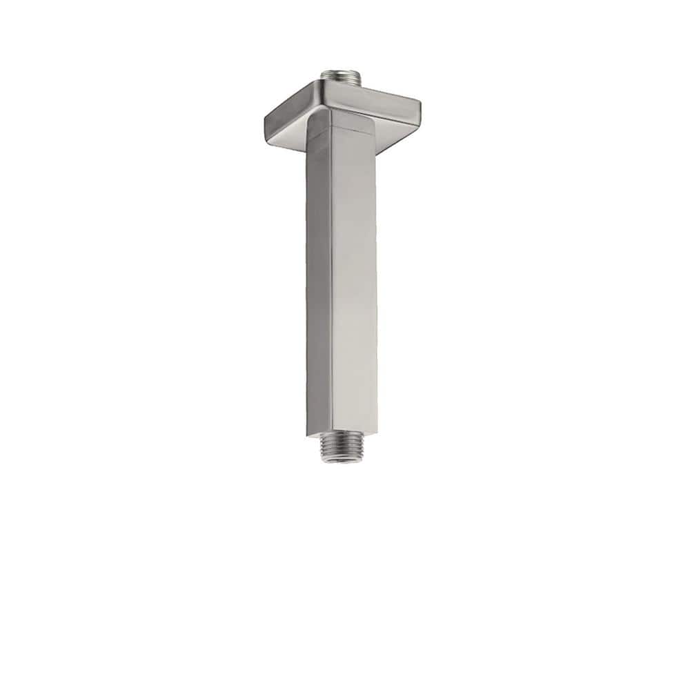 6 in. Stainless Steel Wall Mount Square Shower Arm, Brusehd Nickel price history on PriceWatchPro
