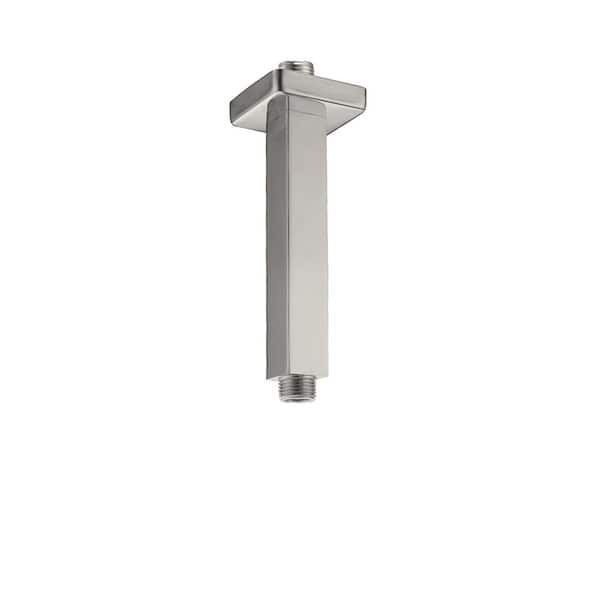 Satico 6 in. Square Shower Arm, Brusehd Nickel