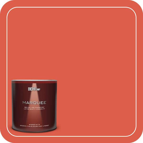 BEHR MARQUEE 1 qt. #P180-6 Pimento Matte Interior Paint & Primer