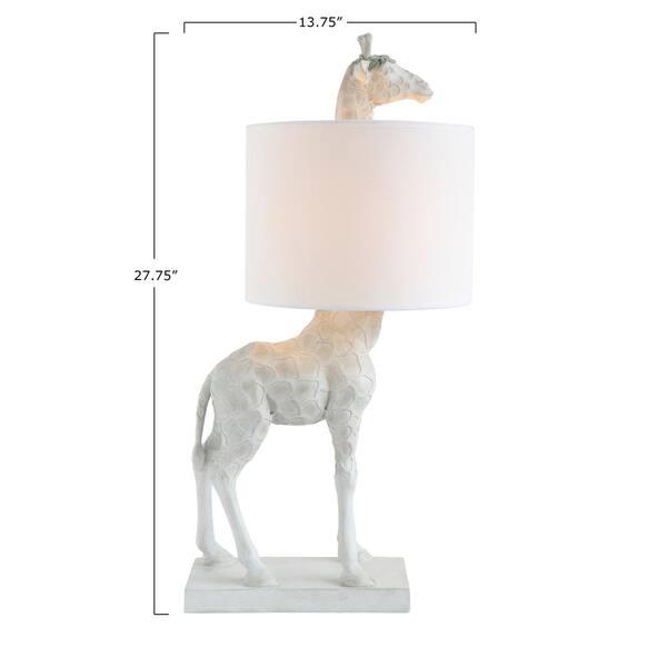 giraffe lamp white