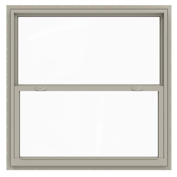 JELD-WEN 42 in. x 42 in. V-4500 Series Desert Sand Single-Hung