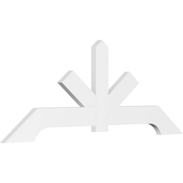 Ekena Millwork Vanguard 84 in. W x 31.5 in. H x 2 in. D Signature Polyurethane Bracket