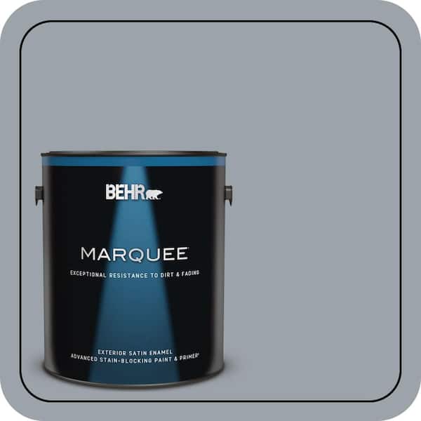BEHR MARQUEE 1 gal. #MQ5-22 Rainmaster Satin Enamel Exterior Paint & Primer