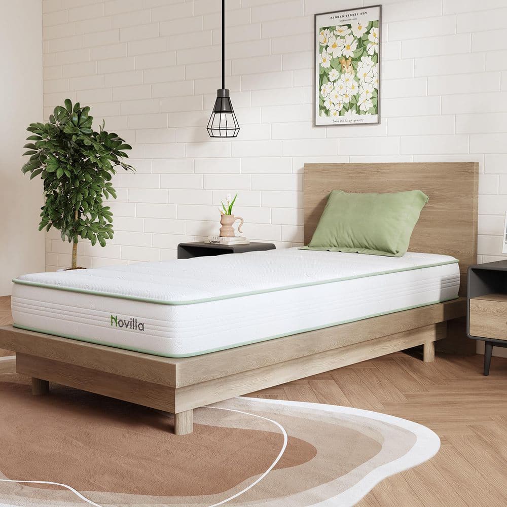 Novilla Full Medium Gel Memory Foam Hybrid Mattress 8 in. Bed-in-a-Box Mattress