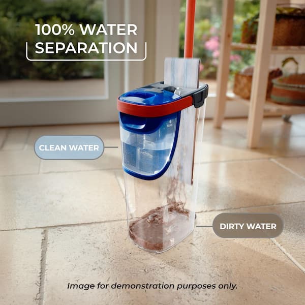 H2prO Microfiber Flat Mop System, H2prO 15in. Flat Mop Head (2-Pack), PowerCorner Pet Pro Broom with Step-On Dust Pan