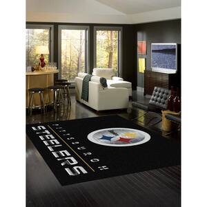 FANMATS Pittsburgh Steelers Yellow 3 ft. x 3.5 ft. All-Star Area Rug 30977  - The Home Depot