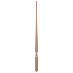 Stair Parts 36 in. x 1-1/4 in. 5015 Unfinished Oak Tapered Wood Baluster for Stair Remodel