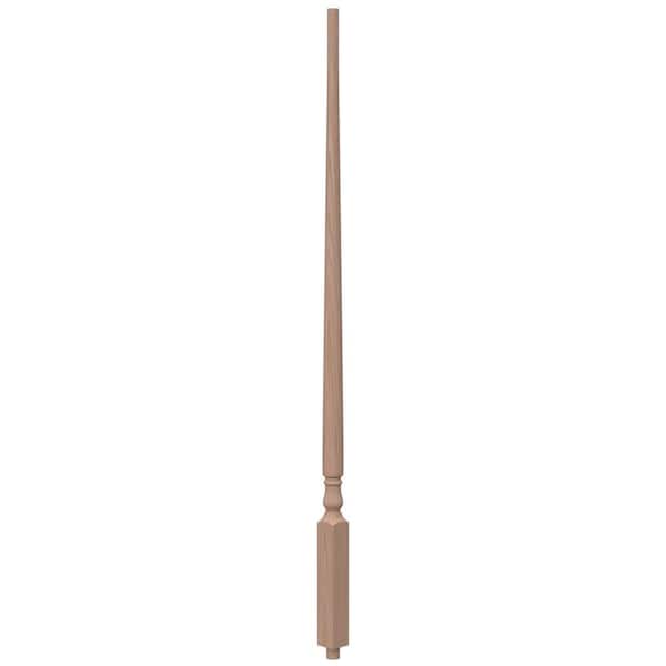 Stair Parts 36 in. x 1-1/4 in. 5015 Unfinished Oak Tapered Wood Baluster for Stair Remodel