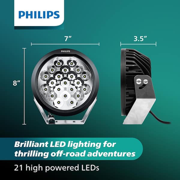 Philips Ultinon Drive LED Pod 4 in. Round Flood UD5012RX1 - The
