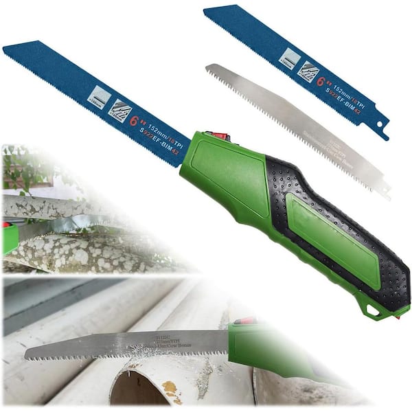 7.5 Inch Multi Blades Hand Saw with Ergonomic Design for Wood, Metal, Drywall, Sheetrock, Plastic, Plywood Cutting