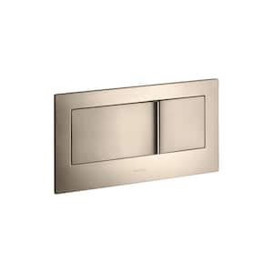 Veil Flush Actuator Plate in Brushed Bronze