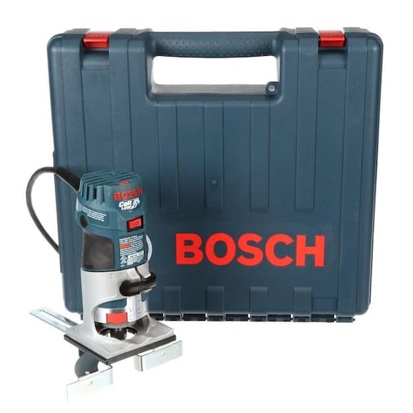 Bosch 5.6 Amp 1 HP Corded Variable Speed Colt Palm Router for Trim, Railings, and Custom Carpentry