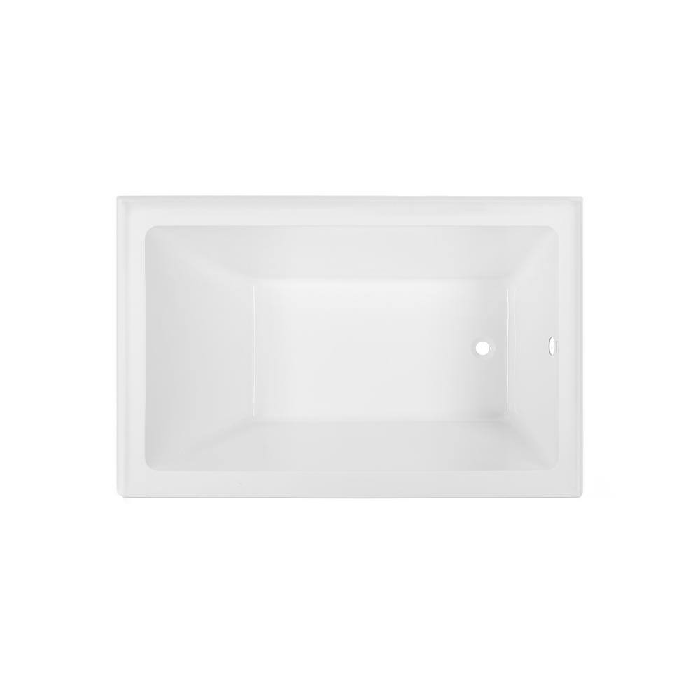 Voltaire 32" White Acrylic Alcove Bathtub with Apron