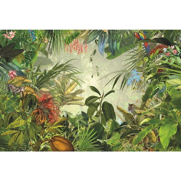 Komar 145 in. H x 98 in. W Into the Wild Wall Mural XXL4031 The Home
