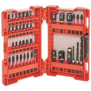 SHOCKWAVE Impact Duty Drill and Alloy Steel Screw Driver Bit Set (40-Piece)