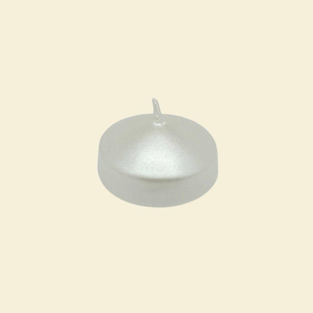 UPC 858620002481 product image for Zest Candle 1.75 in. Pearl White Floating Candles (Box of 24) | upcitemdb.com