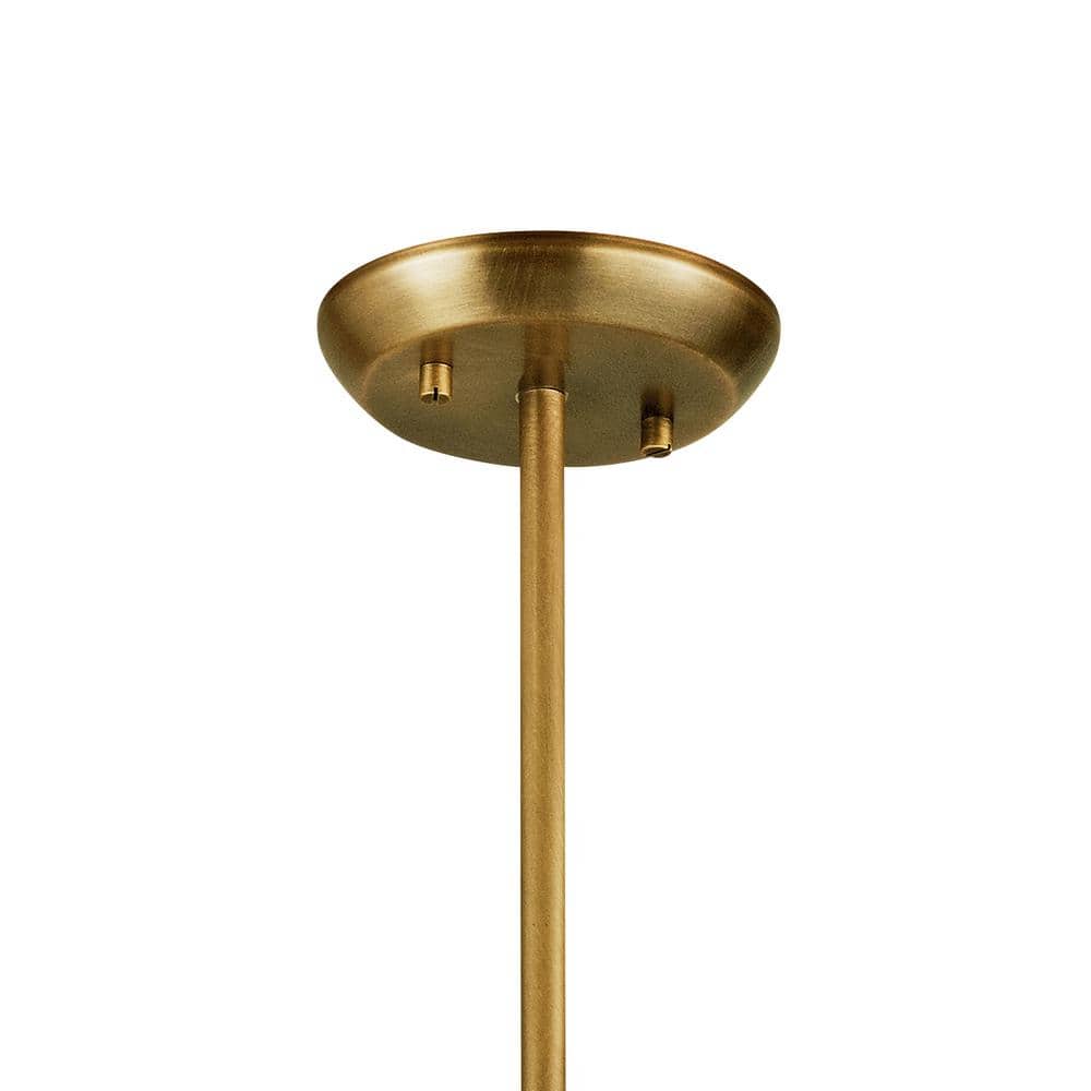 Natural Brass Mini Sputnik Chandelier with Adjustable Arms