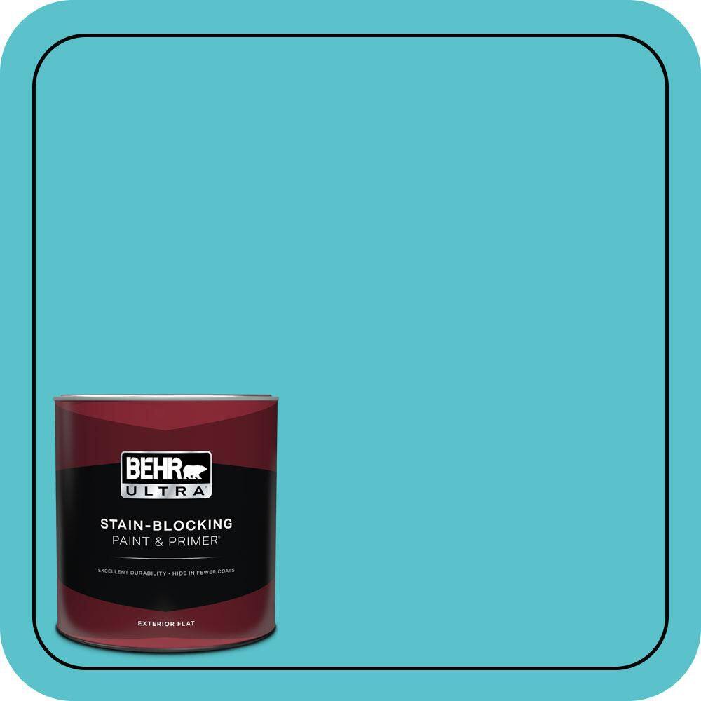 1 qt. #510B-5 Jamaican Sea Flat Exterior Paint & Primer price history on PriceWatchPro